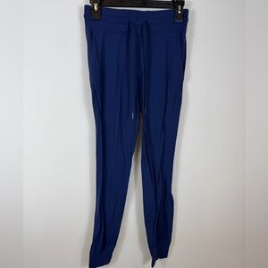 Lululemon Navy Blue Jogger Legging Pants 4